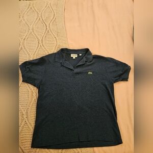 Lacoste Polo Blue Mens Size L